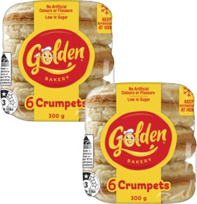 Golden+Crumpet+Rounds+6+Pack+300g