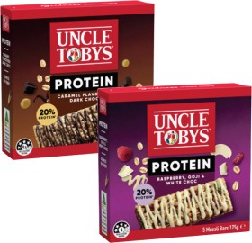 Uncle+Tobys+Protein+Muesli+Bars+5+Pack+175g