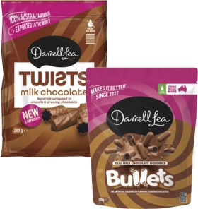 Darrell+Lea+Bullets+or+Choc+Twists+150g-204g