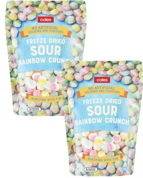 Coles+Freeze+Dried+Sour+Rainbow+Crunch+114g