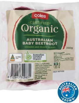 Coles+Australian+Organic+Baby+Beetroot+250g+Pack