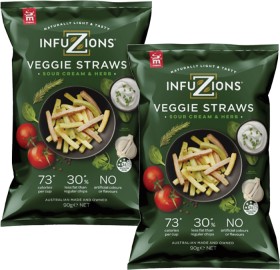 Infuzions+Veggie+Straws+90g