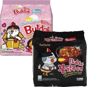 Samyang+Buldak+Ramen+Noodles+5+Pack+650g-700g