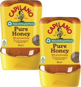 Capilano+100%25+Pure+Australian+Honey+Squeeze+340g