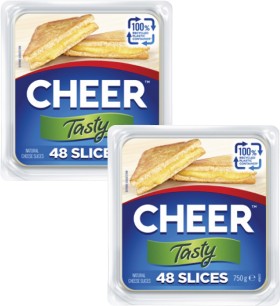 Cheer+Cheese+Tasty+Slices+750g