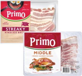 Primo+Rindless+Streaky+Bacon+650g+or+Middle+Bacon+750g