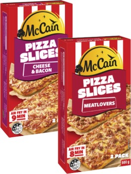McCain+Pizza+Slices+2+Pack+600g