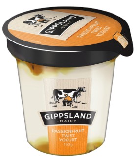Gippsland+Dairy+Yogurt+160g+Selected+Varieties