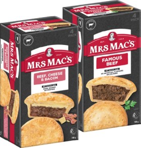 Mrs+Mac%26rsquo%3Bs+Pies+or+Giant+Sausage+Rolls+4+Pack+Selected+Varieties