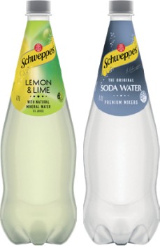 Schweppes+Mixers%2C+Natural+Mineral+Water+or+Soft+Drink+1.1+Litre+Selected+Varieties