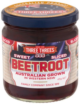 Three+Threes+Sweet+Sliced+Beetroot+415g