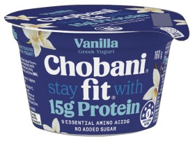 Chobani+Fit+Protein+Greek+Yogurt+Pot+160g+Selected+Varieties