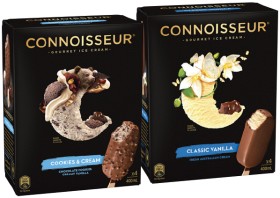 Connoisseur+Gourmet+Ice+Cream+4+Pack+or+Mini+6+Pack+Selected+Varieties