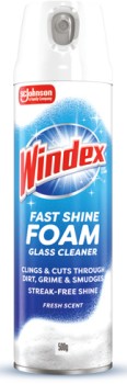 Windex+Fast+Shine+Foam+Glass+Cleaner+500g