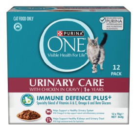 Purina+One+Wet+Cat+Food+12x70g+Selected+Varieties