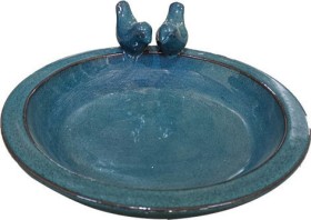 Glazed-Ceramic-Table-Top-Birdbath-32x11cm on sale