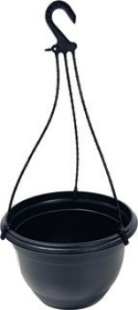 Garden-Black-Hanging-Planter-270mm on sale