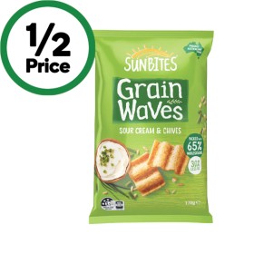 Sunbites-Grain-Waves-Wholegrain-Chips-170g on sale