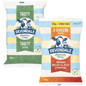 Devondale+Block+or+Grated+Cheese+600-625g