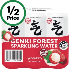 Genki+Forest+Sparkling+Water+6+x+330ml
