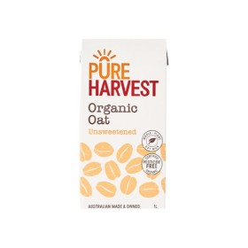 Pureharvest+Organic+Unsweetened+Oat+Milk+1+Litre