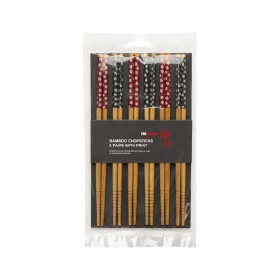Bamboo+Print+Chopsticks+Pk+6