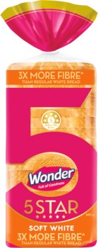 Wonder+Bread+5+Star+680g+Selected+Varieties