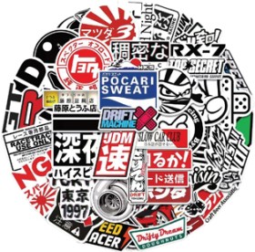 NEW+JDM+Sticker+JDM+50+Pack