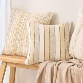 Hendrix-Stripe-Square-Cushion-by-Habitat on sale