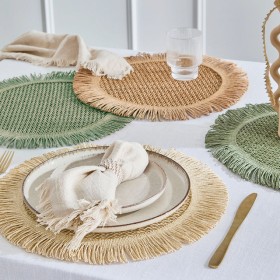Rio+Fringed+Placemat+by+Habitat