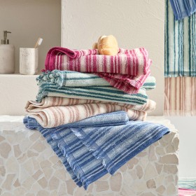 Samara-Stripe-Towel-Range-by-Habitat on sale