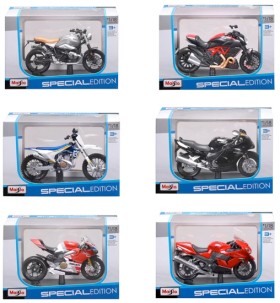 Maisto-Special-Edition-118-Die-Cast-Metal-Motorbike-Toy-Assorted on sale