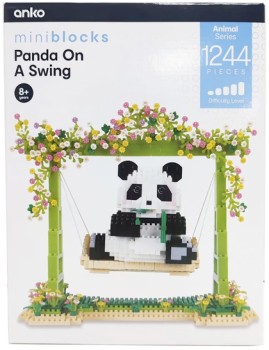 1244+Piece+Mini+Blocks+Animal+Series%3A+Panda+On+a+Swing