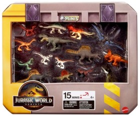 15+Pack+Jurassic+World+Rebirth+Dinosaur+Minis+Playset