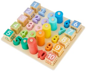 Wooden-Play-Wooden-Mega-Stack-and-Count on sale