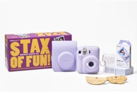 Fujifilm+Instax+Mini+12+Stax+of+Fun+Instant+Photo+Kit+-+Lilac