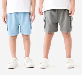 Washed-Cargo-Knit-Shorts on sale