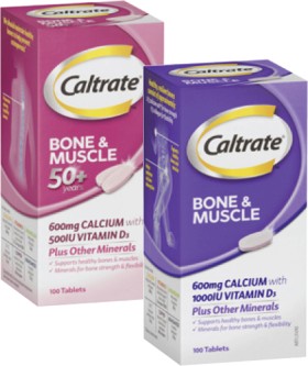 Caltrate+Bone+%26amp%3B+Muscle+Health+Tablets+100+Pack