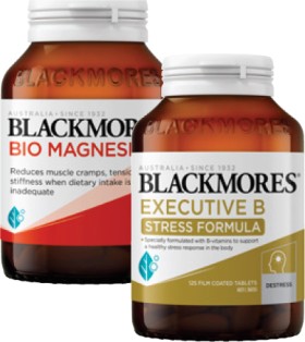 Blackmores+Executive+B+Stress+Formula+Tablets+125+Pack+or+Bio+Magnesium+Tablets+150+Pack