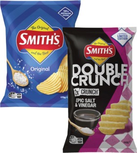 Smith%26%23039%3Bs+Crinkle+Cut+or+Double+Crunch+Potato+Chips+150g-170g