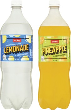 Coles-Soft-Drink-125-Litre on sale