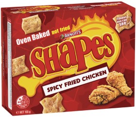NEW+Arnott%26%23039%3Bs+Shapes+Spicy+Fried+Chicken+Crackers+165g