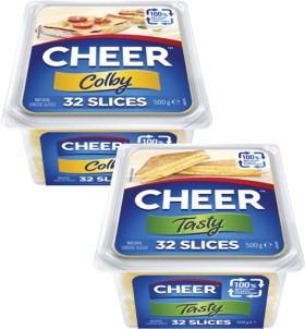 Cheer+Cheese+Slices+500g