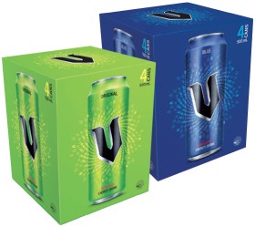 V-Energy-Drink-4x500mL-Selected-Varieties on sale