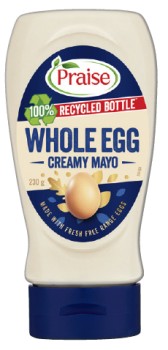 Praise+Whole+Egg+Squeezy+Mayo+230-250g+Selected+Varieties