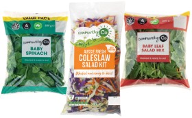 Community+Co+Baby+Leaf+Salad+Mix+260g%2C+Baby+Spinach+Big+Bag+260g+or+Coleslaw+Salad+Kit+500g
