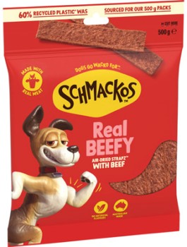 Schmackos+Strapz+Dog+Treats+450-500g+Selected+Varieties