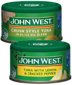 John-West-Tuna-95g-Selected-Varieties on sale