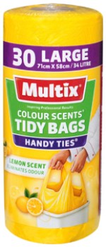 Multix+Colour+Scents+Handy+Ties+Tidy+Bags+Large+30+Pack+Selected+Varieties
