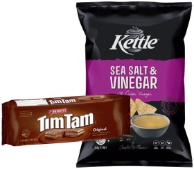 Arnott%26rsquo%3Bs+Tim+Tam+Chocolate+Biscuits+165%E2%80%91200g+or+Kettle+Potato+Chips+135%E2%80%91165g+Selected+Varieties